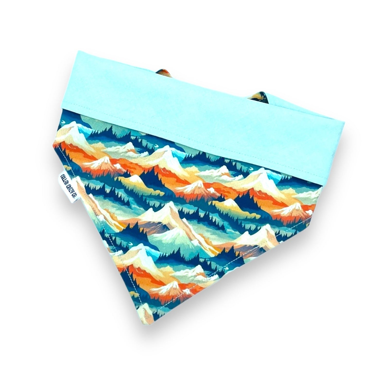 Sunset Mountains Snap On Bandana