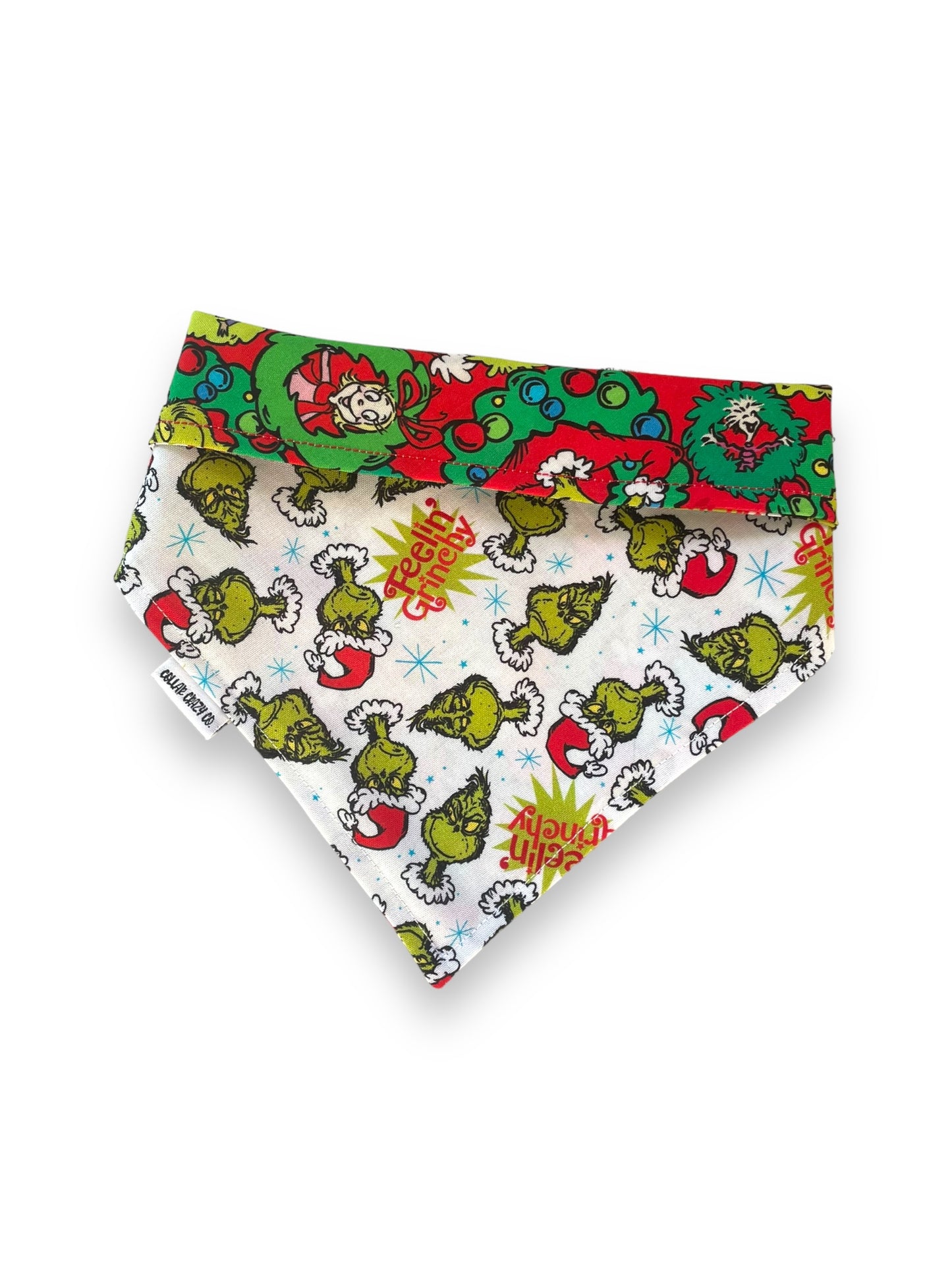 Grinch 1 Reversible Snap On Bandana