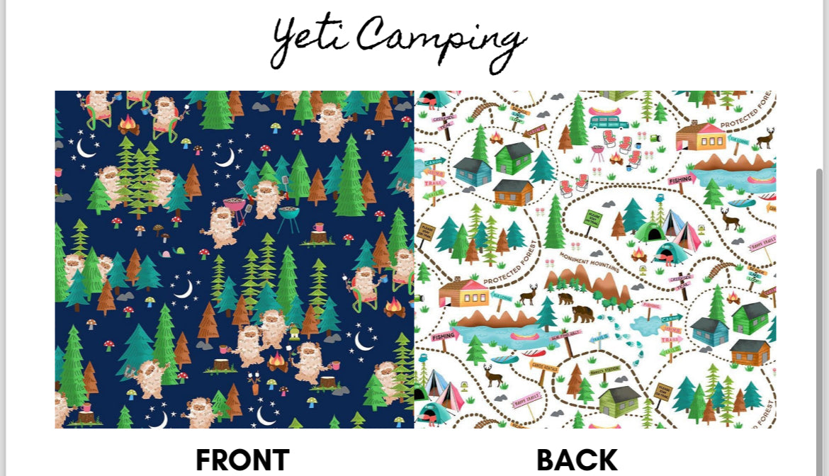 Preorder: Camping Yeti Snap On Bandana