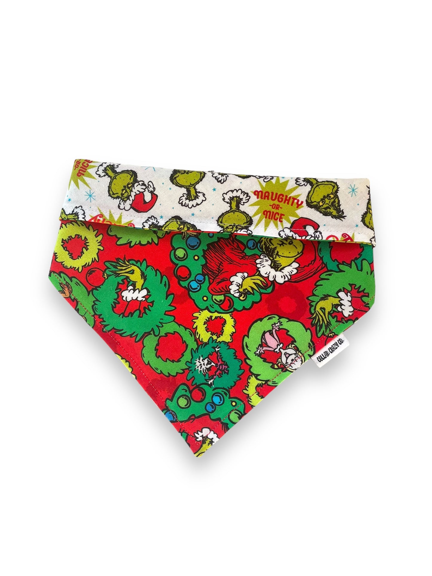 Grinch 1 Reversible Snap On Bandana