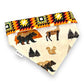 Aztec Wildlife Snap On Bandana