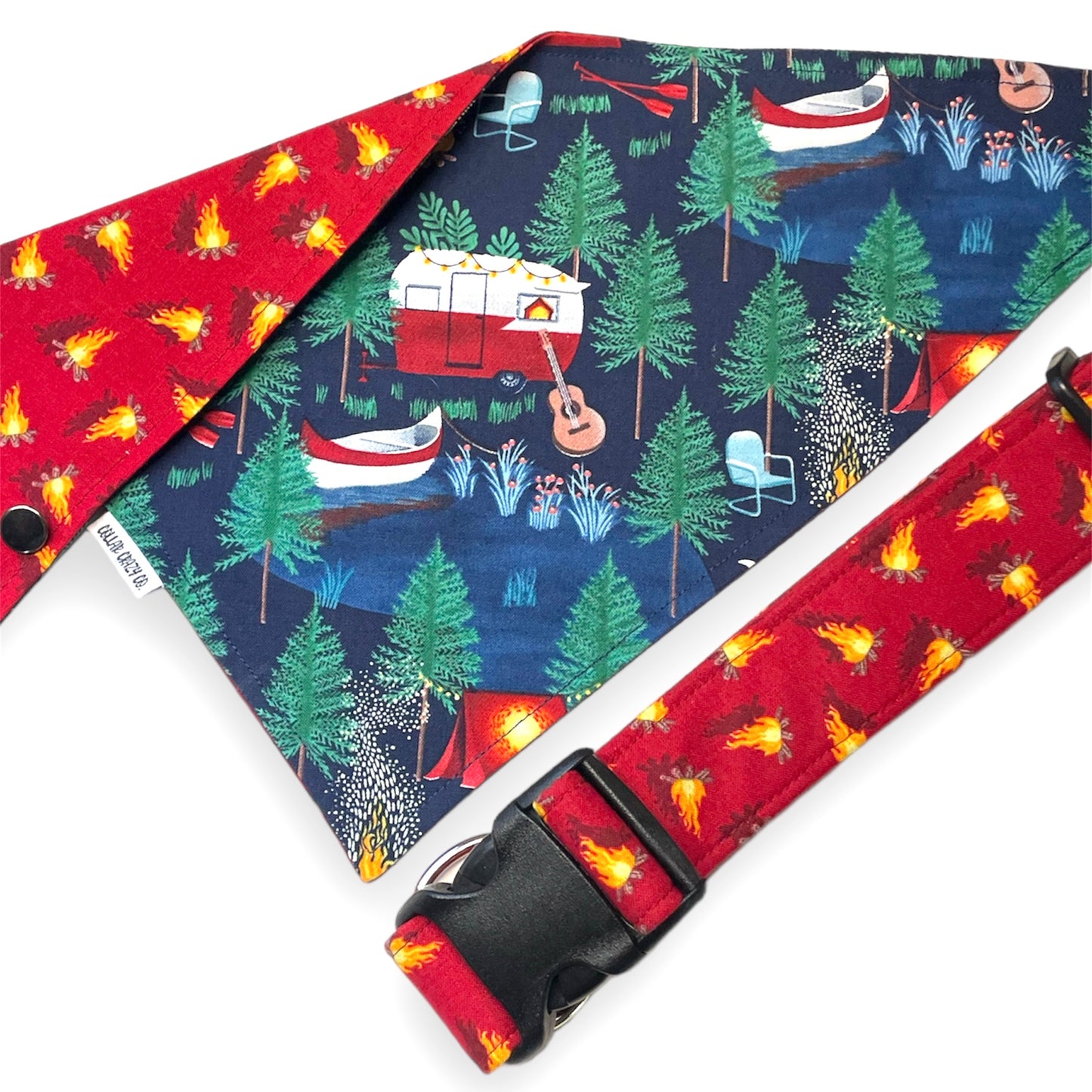 Campfire Camping Dog and Cat Bandana