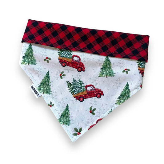 Plaid Trucks Reversible Snap On Bandana