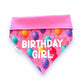 Birthday Girl Bandana - Pink Balloons