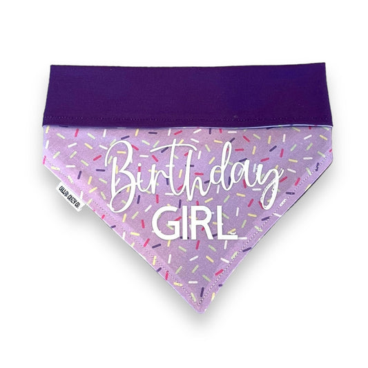 Sprinkles Birthday Bandana - Purple