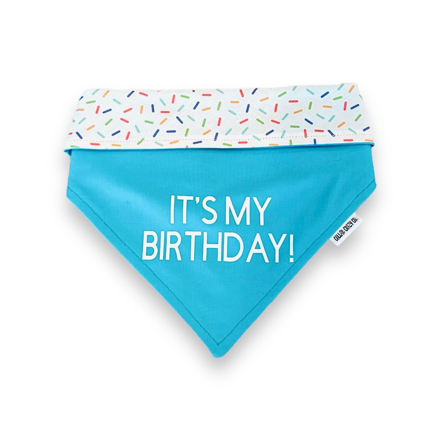 Sprinkles Birthday Bandana - White