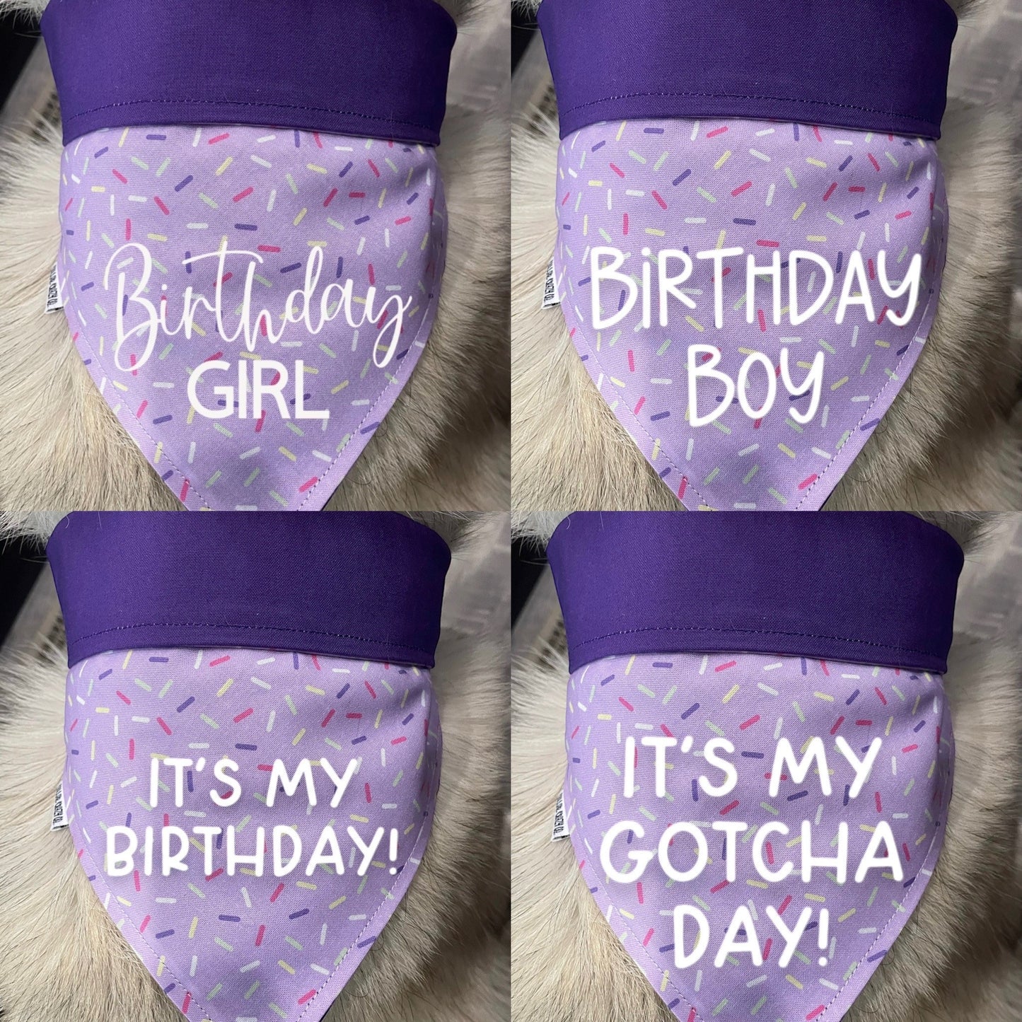 Sprinkles Birthday Bandana - Pink