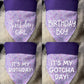 Sprinkles Birthday Bandana - Purple