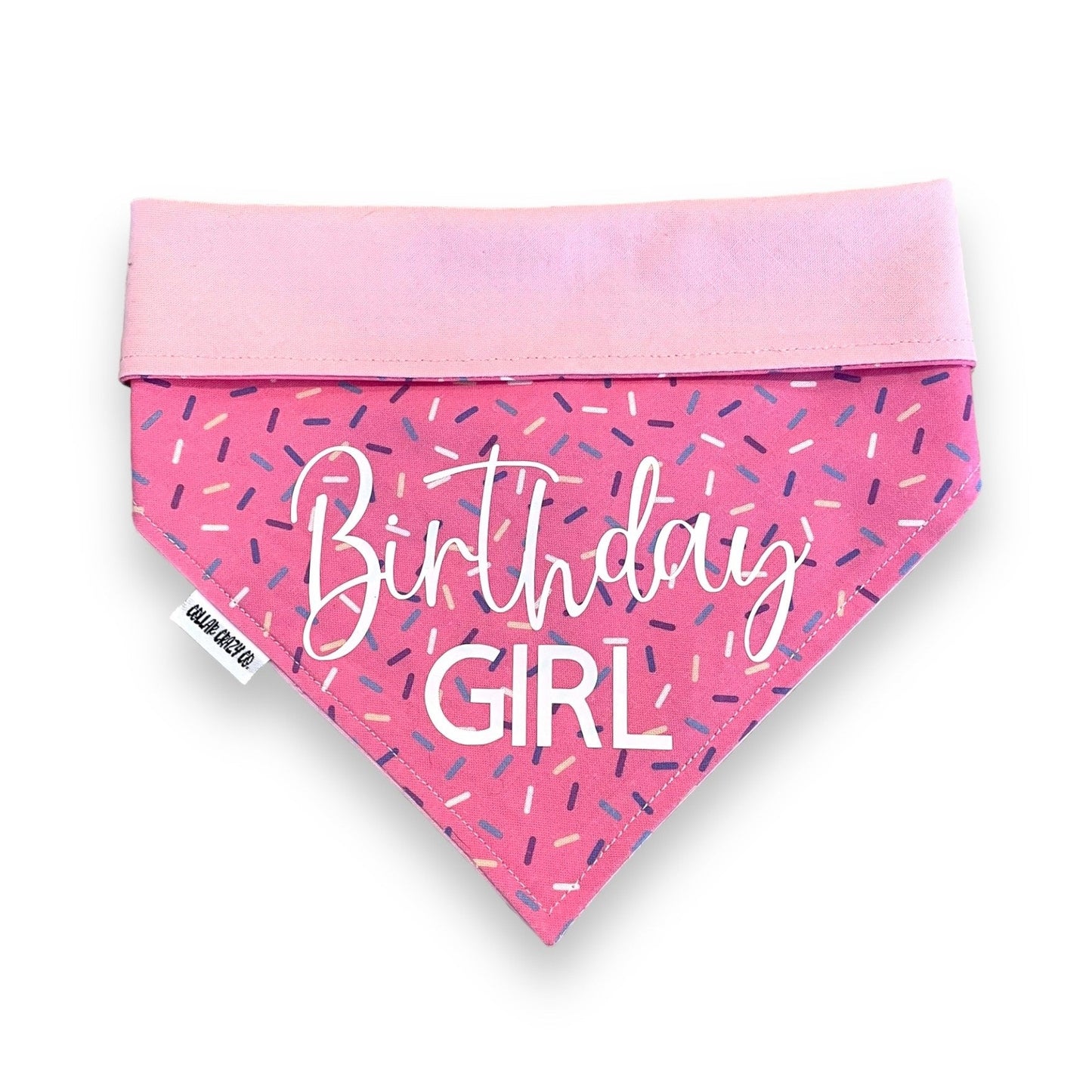 Sprinkles Birthday Bandana - Pink