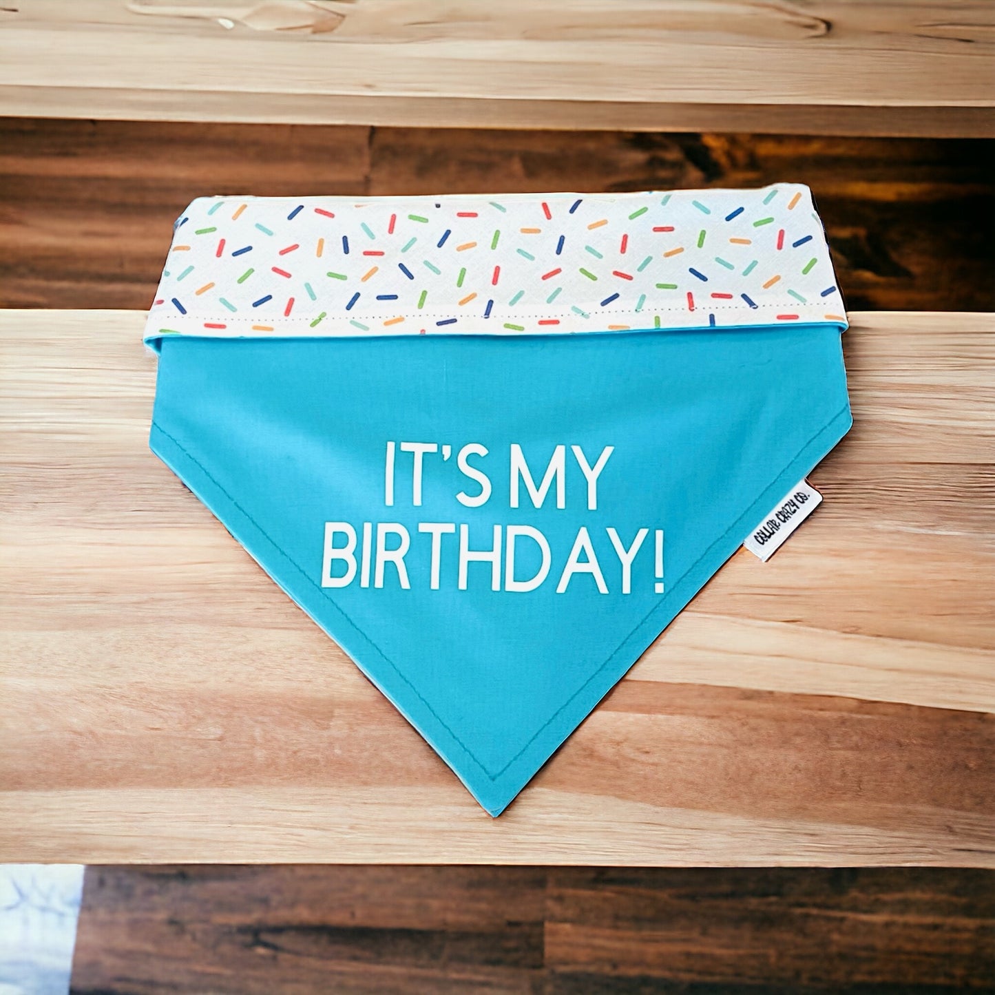 Sprinkles Birthday Bandana - White