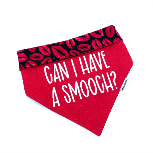 Can I Have A Smooch? Snap On Bandana