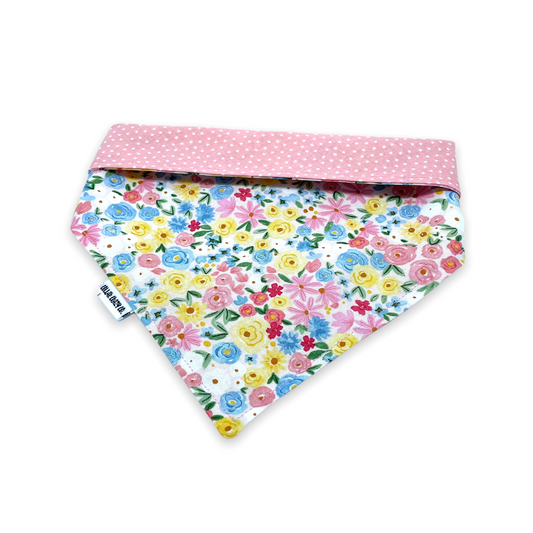 Field of Flowers Snap On Bandana