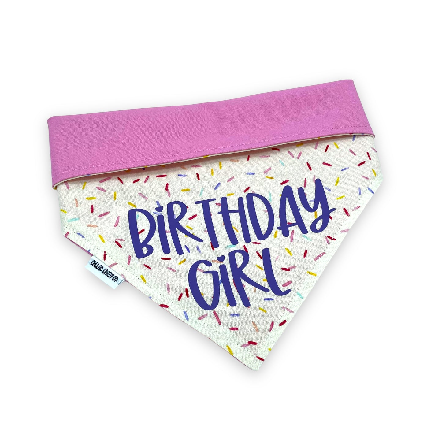 Sprinkles Birthday Girl Bandana