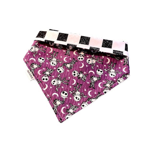 Nightmare before Christmas Reversible Snap On Bandana