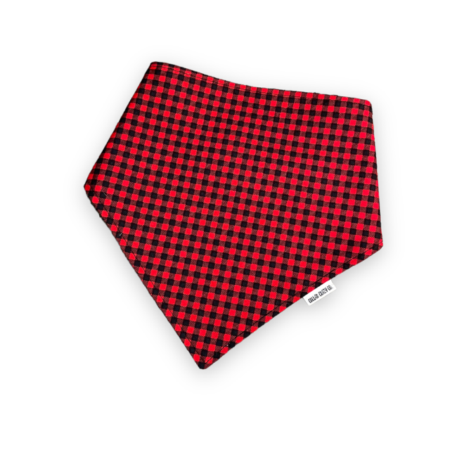 Buffalo Plaid Snap On Bandana