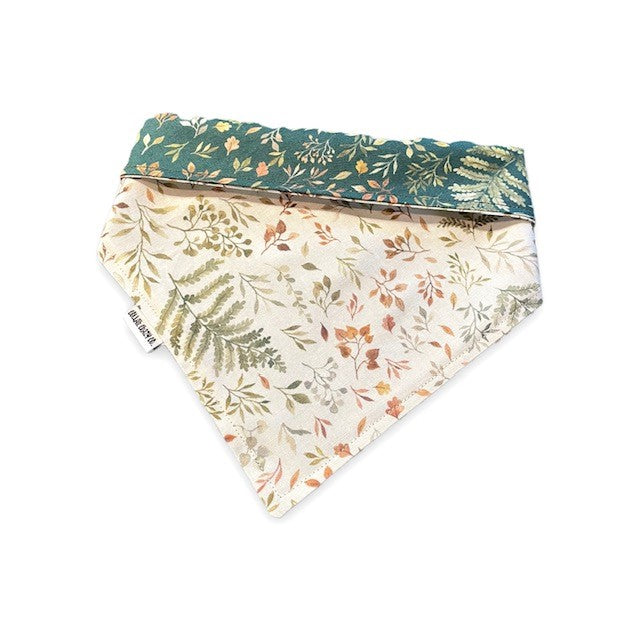 Autumn Fern Reversible Snap On Bandana