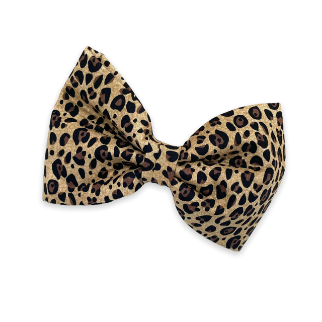 Leopard Print Bow