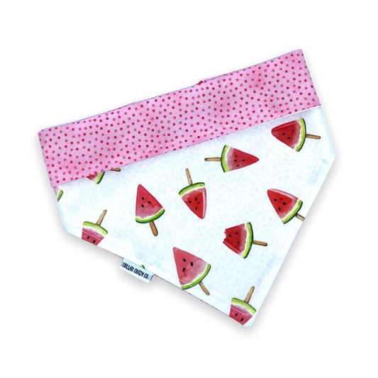 Watermelon Pop Snap On Bandana