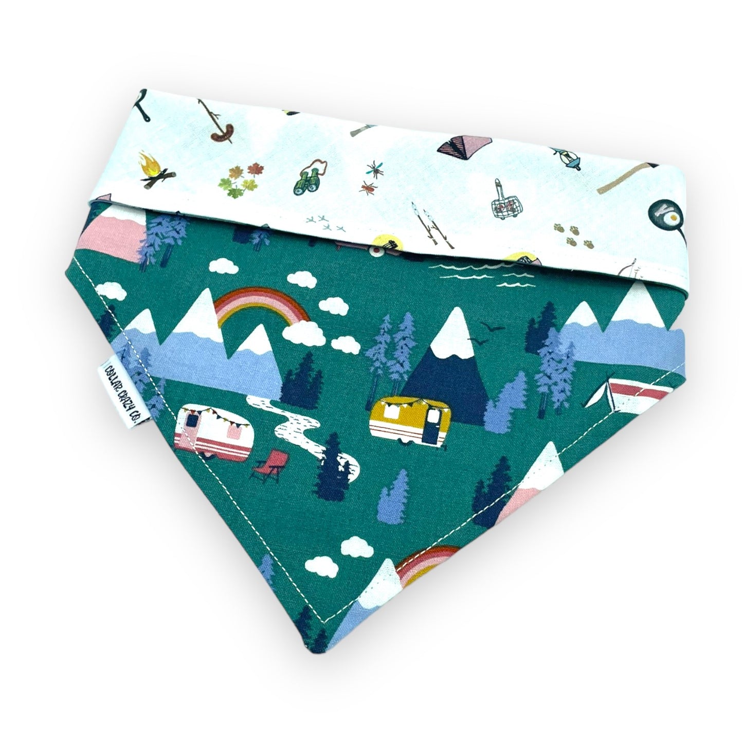 Camping Adventure Snap On Bandana