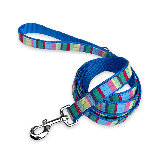 Pastel Stripes Dog Leash